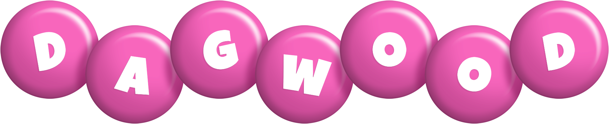 Dagwood candy-pink logo