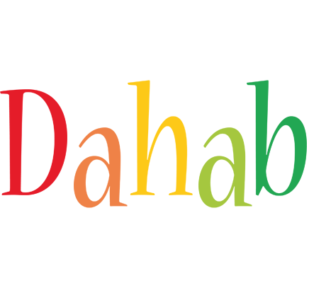 Dahab birthday logo