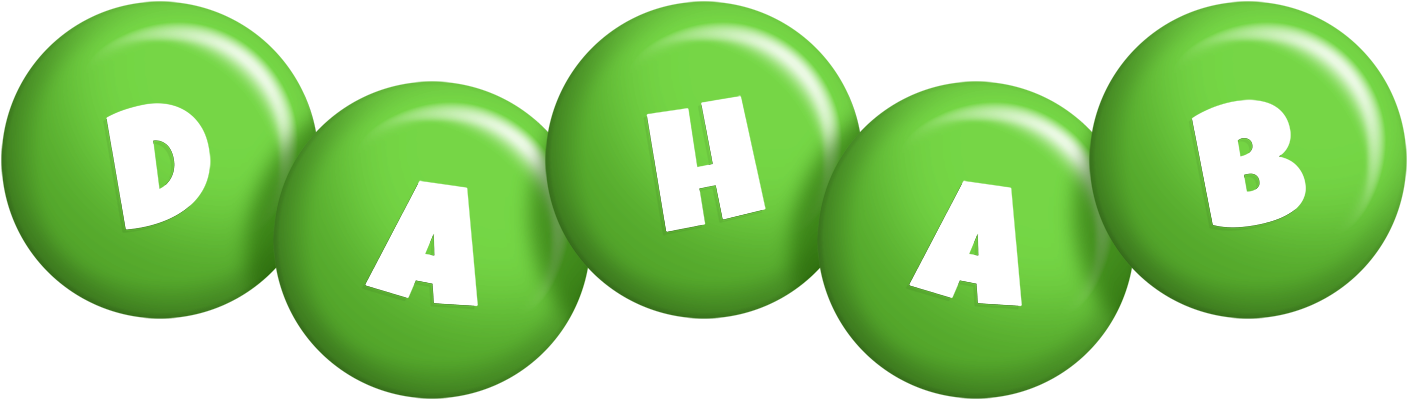 Dahab candy-green logo