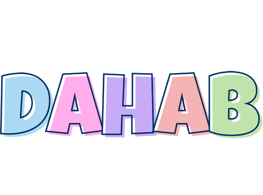 Dahab pastel logo