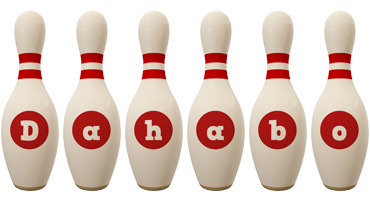 Dahabo bowling-pin logo