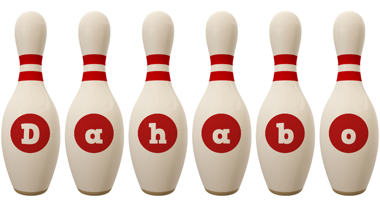 Dahabo bowling-pin logo