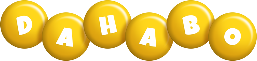 Dahabo candy-yellow logo