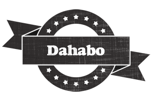 Dahabo grunge logo