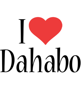 Dahabo i-love logo