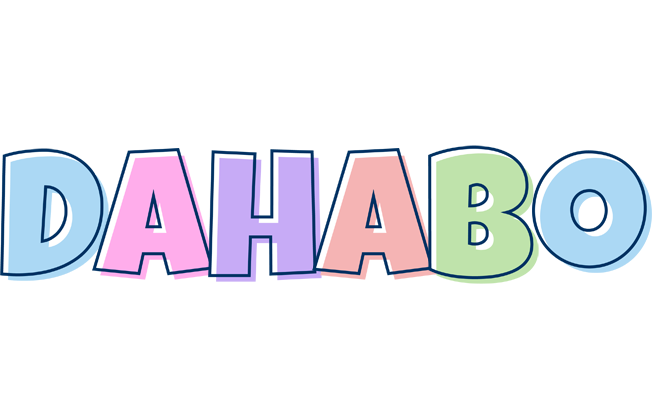 Dahabo pastel logo