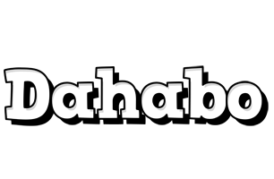 Dahabo snowing logo