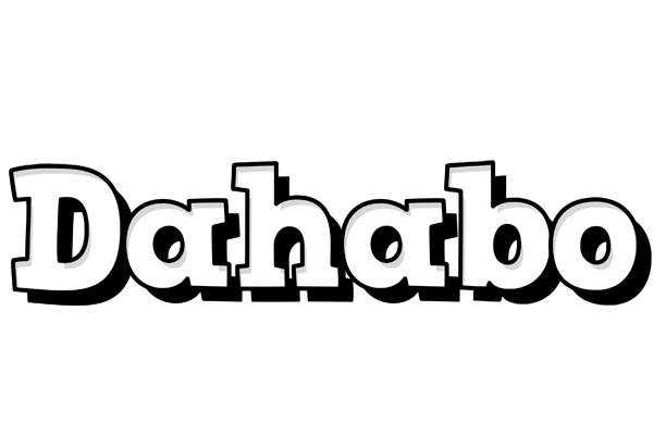 Dahabo snowing logo
