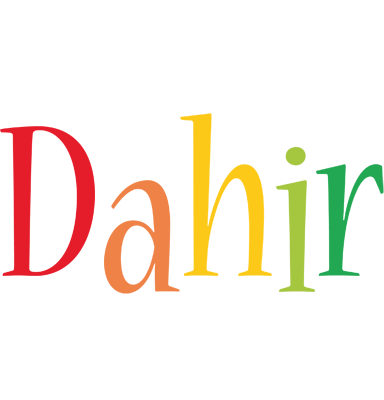 Dahir birthday logo