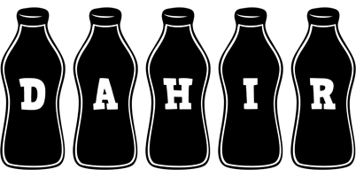 Dahir bottle logo