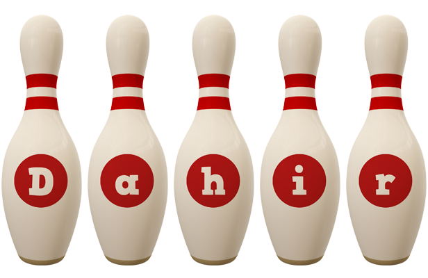 Dahir bowling-pin logo
