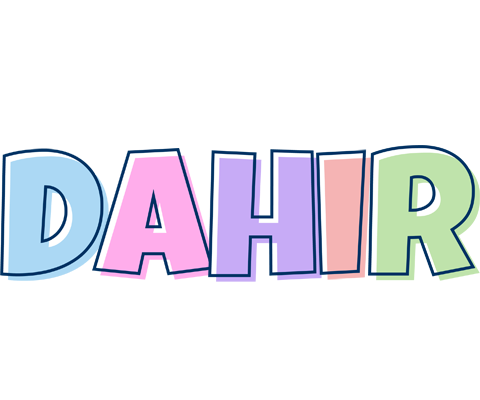 Dahir pastel logo