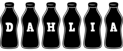 Dahlia bottle logo