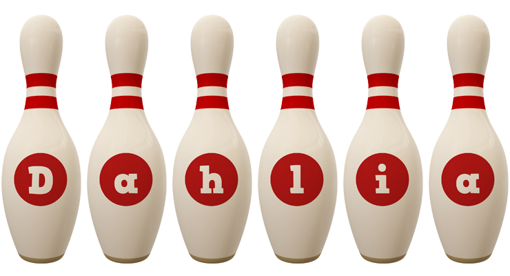 Dahlia bowling-pin logo