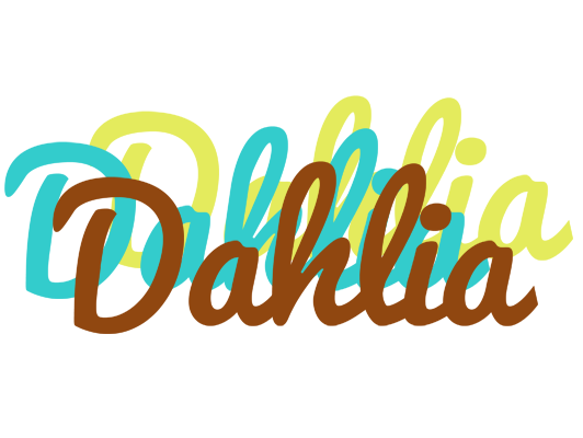Dahlia cupcake logo
