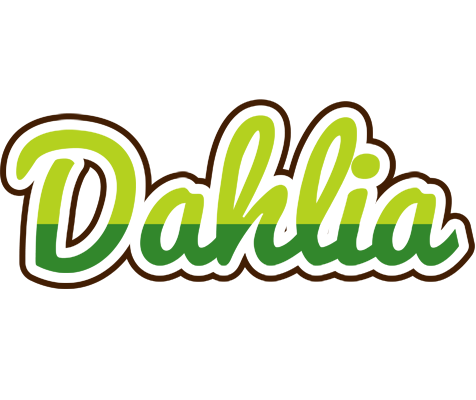 Dahlia golfing logo