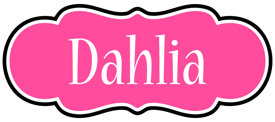 Dahlia invitation logo