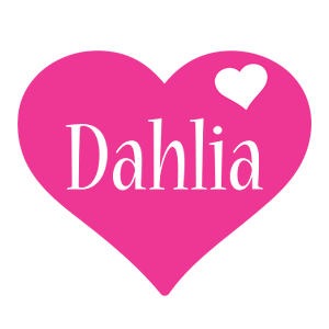 Dahlia love-heart logo
