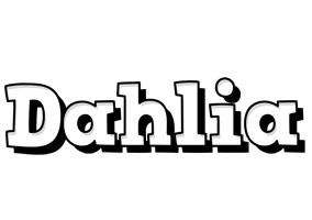 Dahlia snowing logo