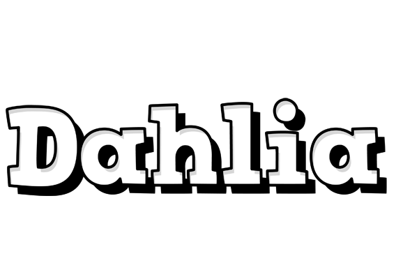 Dahlia snowing logo