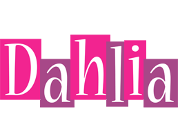 Dahlia whine logo