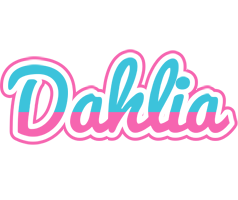 Dahlia woman logo