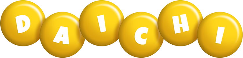 Daichi candy-yellow logo