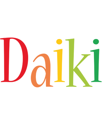 Daiki birthday logo