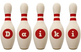 Daiki bowling-pin logo