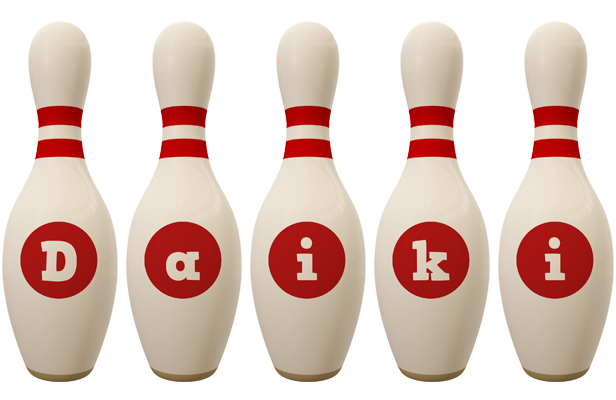 Daiki bowling-pin logo