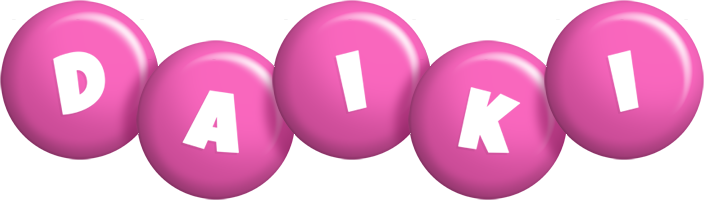 Daiki candy-pink logo