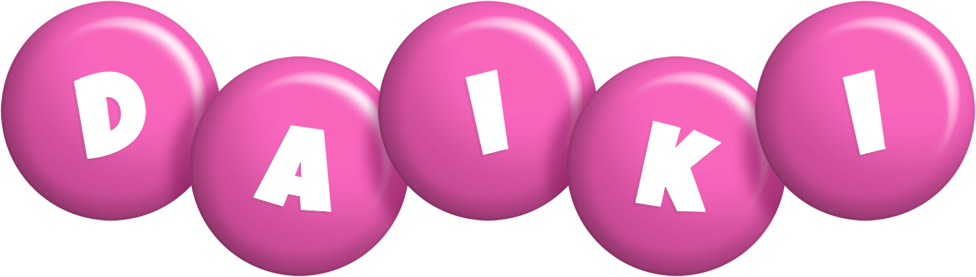 Daiki candy-pink logo