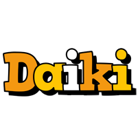 Daiki cartoon logo