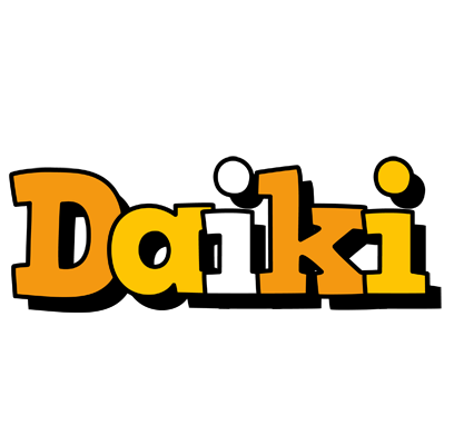 Daiki cartoon logo
