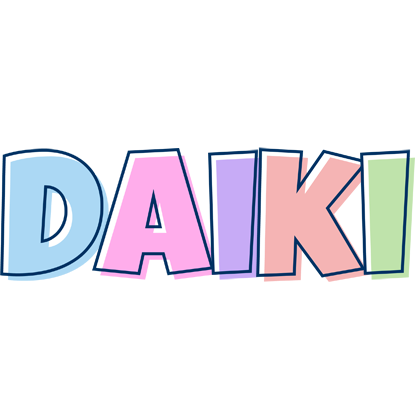 Daiki pastel logo
