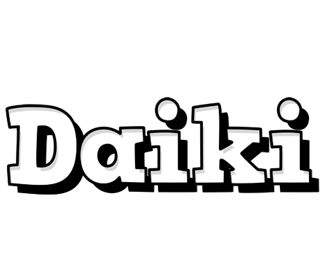 Daiki snowing logo