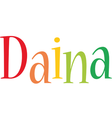 Daina birthday logo