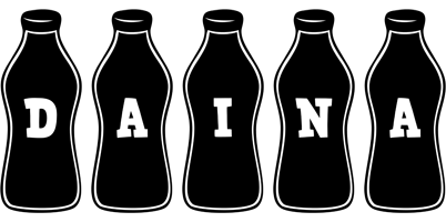 Daina bottle logo
