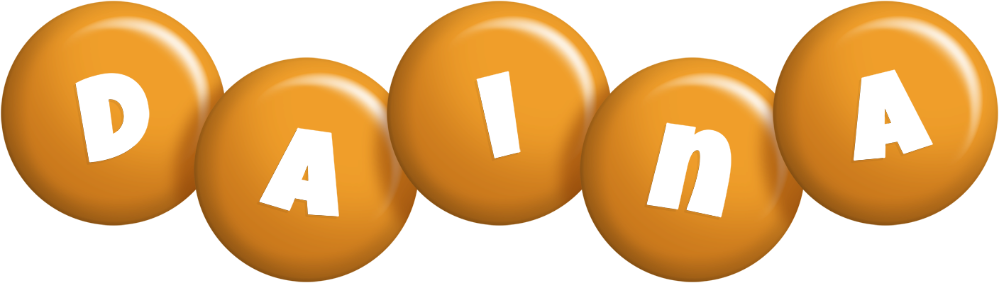 Daina candy-orange logo