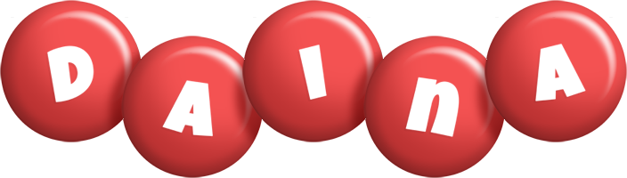 Daina candy-red logo