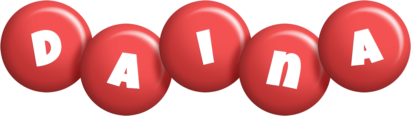 Daina candy-red logo