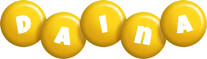 Daina candy-yellow logo