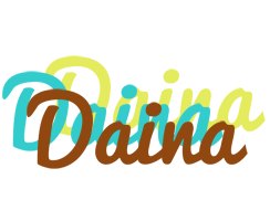 Daina cupcake logo