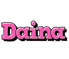 Daina girlish logo