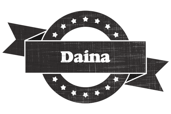 Daina grunge logo