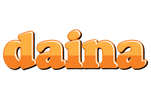 Daina orange logo