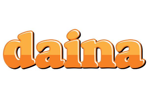 Daina orange logo