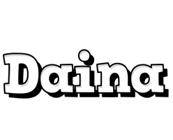 Daina snowing logo