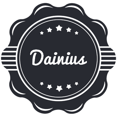 Dainius badge logo