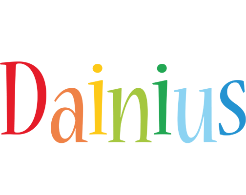 Dainius birthday logo